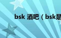 bsk 酒吧（bsk是什么类型的酒吧）