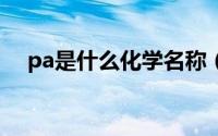 pa是什么化学名称（paa是什么化学品）