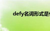 defy名词形式是什么（defy名词）