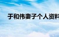 于和伟妻子个人资料（于和伟妻子相片）