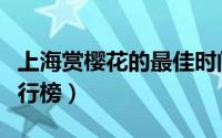 上海赏樱花的最佳时间（上海赏樱花最佳地排行榜）