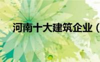 河南十大建筑企业（河南十大建筑公司）