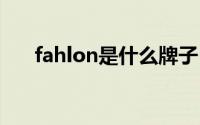 fahlon是什么牌子（falg是什么牌子）