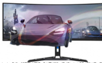 联想Legion R45w30 44.5英寸DQHD曲面游戏显示器具有170Hz和KVM