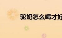 驼奶怎么喝才好（驼奶怎么喝）