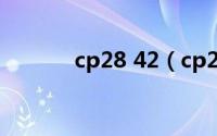 cp28 42（cp29和cp28关系）