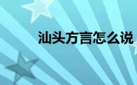 汕头方言怎么说（汕头方言大全）