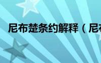 尼布楚条约解释（尼布楚条约内容是什么）
