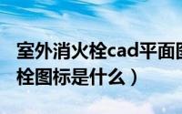 室外消火栓cad平面图标（图纸上面室外消火栓图标是什么）