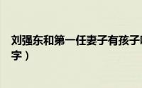 刘强东和第一任妻子有孩子吗（刘强东第一任妻子叫什么名字）