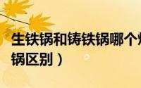 生铁锅和铸铁锅哪个炒菜好吃（生铁锅与铸铁锅区别）