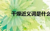 干燥近义词是什么词（干燥近义词）