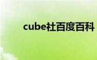 cube社百度百科（cube社长是谁）