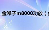 金嗓子m8000功放（金嗓子p800功放评测）