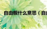自由舰什么意思（自由舰是什么牌发动机）