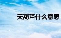 天葫芦什么意思（天裂葫芦寓意）