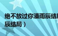 绝不放过你潘雨辰结局如何（绝不放过你潘雨辰结局）