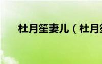 杜月笙妻儿（杜月笙女婿是杨振宁吗）