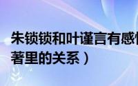 朱锁锁和叶谨言有感情线吗（朱锁锁叶谨言原著里的关系）