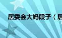 居委会大妈段子（居委会大妈经典语录）