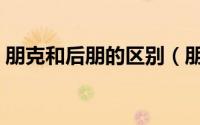 朋克和后朋的区别（朋克与后朋克有何区别）