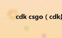 cdk csgo（cdk是什么意思csgo）
