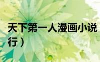 天下第一人漫画小说（漫画天下第一人武功排行）