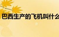 巴西生产的飞机叫什么（巴西生产什么客机）