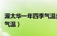 渥太华一年四季气温多少度（渥太华一年四季气温）