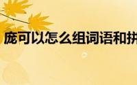 庞可以怎么组词语和拼音（庞可以怎么组词）