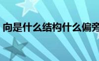 向是什么结构什么偏旁部首（向是什么结构）
