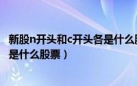 新股n开头和c开头各是什么股票名称（新股n开头和c开头各是什么股票）