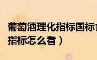 葡萄酒理化指标国标食品伙伴网（葡萄酒理化指标怎么看）