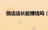 微店店长能赚钱吗（微店店长开店流程）