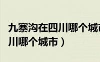 九寨沟在四川哪个城市哪个地区（九寨沟在四川哪个城市）