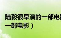 陆毅很早演的一部电影是什么（陆毅很早演的一部电影）