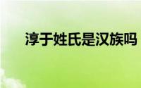淳于姓氏是汉族吗（淳于姓氏的由来）