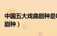 中国五大戏曲剧种是啥（中国五大戏曲和八大剧种）