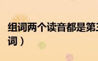 组词两个读音都是第三声（藏的两个读音并组词）