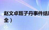 赵文卓甄子丹事件结局（赵文卓甄子丹电影大全）