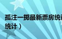 孤注一掷最新票房统计（水门桥最新票房实时统计）