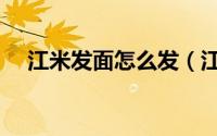 江米发面怎么发（江米发糕的家常做法）