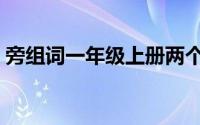 旁组词一年级上册两个字（旁的组词一年级）