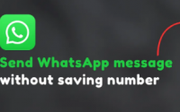 如何在不保存号码的情况下发送WhatsApp消息