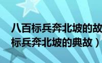 八百标兵奔北坡的故事由来（10月09日八百标兵奔北坡的典故）