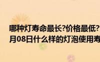 哪种灯寿命最长?价格最低?目前最常用的是哪种灯源?（10月08日什么样的灯泡使用寿命长）