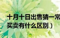 十月十日出售猜一常用语（10月10日生意和买卖有什么区别）