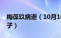 梅葆玖病逝（10月10日梅葆玖为什么没有孩子）