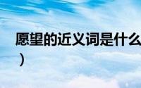 愿望的近义词是什么（10月08日愿望近义词）