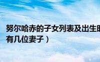 努尔哈赤的子女列表及出生时间和生母（10月12日努尔哈赤有几位妻子）